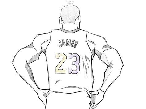 lebron james lakers coloring pages
